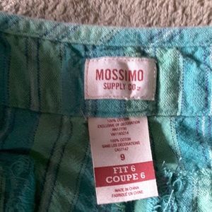 Mossimo Supply Co. Shorts - Two tones of green with navy detailing Mossimo Supply Co. Shorts - Two tones of green with navy detailing